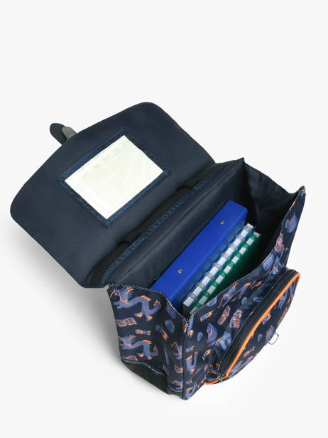 1 Compartment Satchel Tann's Blue les fantaisies g 35155 other view 3