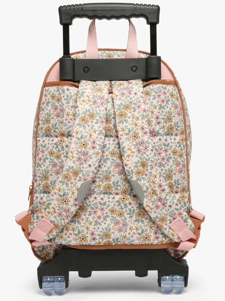 2-compartment Wheeled Schoolbag Tann's Multicolor les fantaisies f 26732611 other view 4