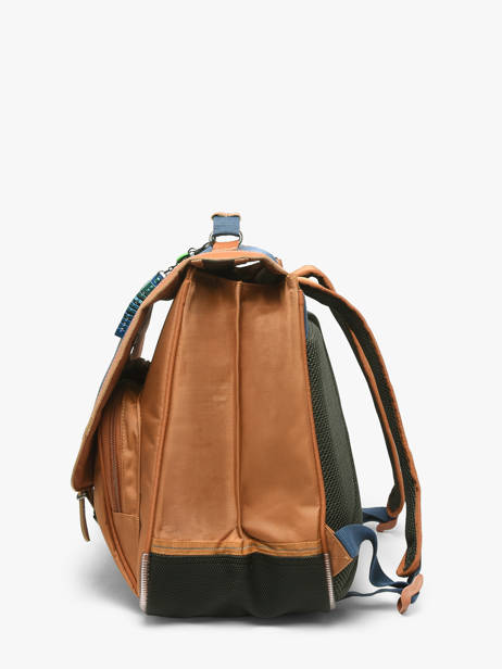 2-compartment Satchel Tann's Blue les fantaisies g 41128 other view 2
