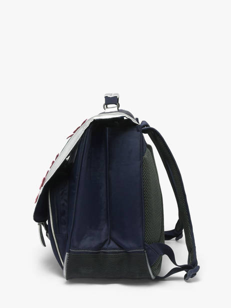 2-compartment Satchel Tann's Blue les fantaisies f 41268 other view 2