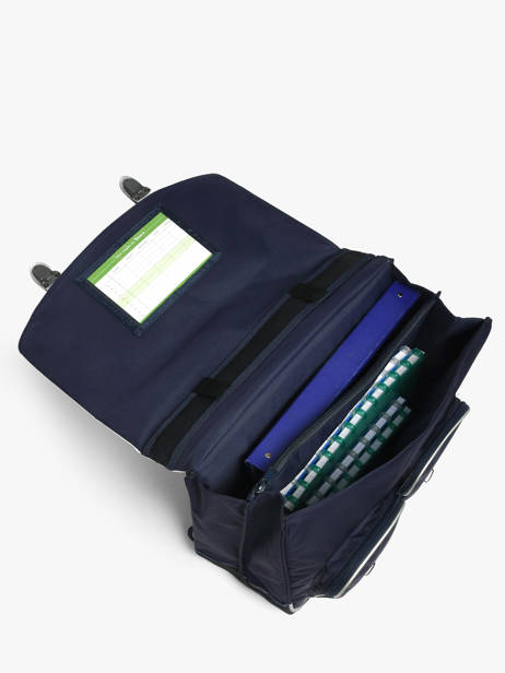 2-compartment Satchel Tann's Blue les fantaisies f 41268 other view 3