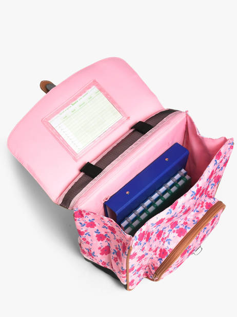 Cartable 1 Compartiment Tann's Rose les fantaisies f 26352613 vue secondaire 3