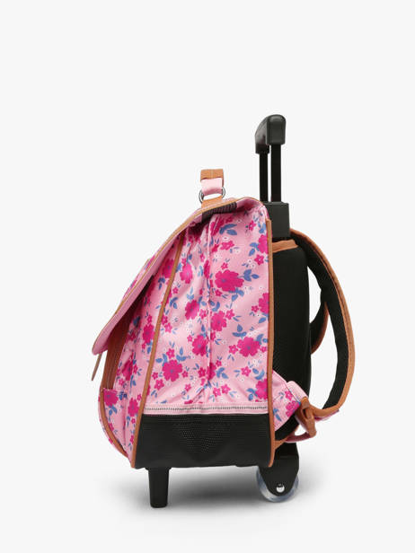 2-compartment Wheeled Satchel Tann's Pink les fantaisies f 26422613 other view 2