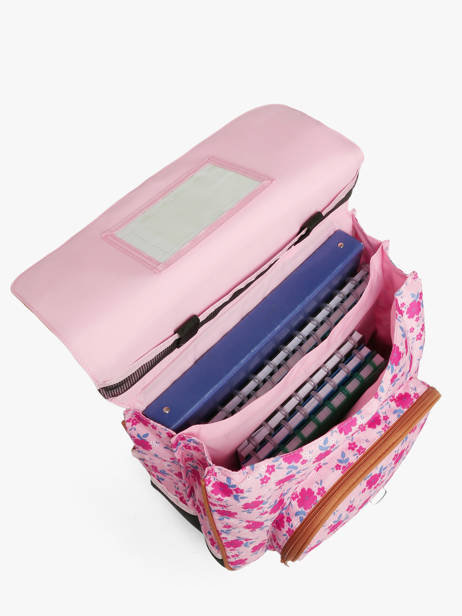 2-compartment Wheeled Satchel Tann's Pink les fantaisies f 26422613 other view 3