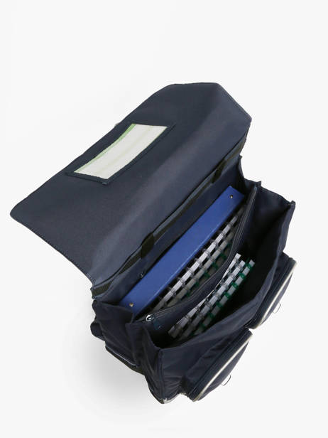 2-compartment Wheeled Satchel Tann's Blue les fantaisies f 43268 other view 3