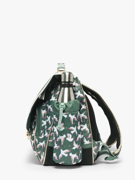 2-compartment Satchel Tann's Green les fantaisies f 44191 other view 2