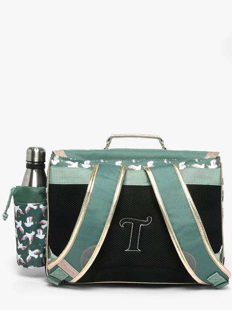 2-compartment Satchel Tann's Green les fantaisies f 44191 other view 4