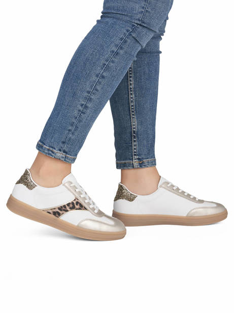 Sneakers In Leather Remonte White accessoires 80 other view 1