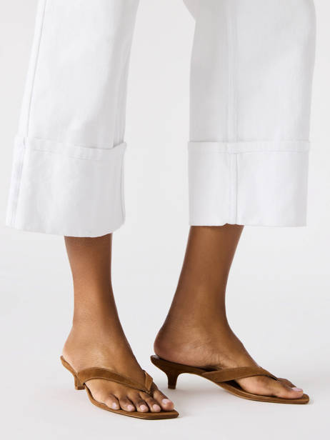 Heeled Flip Flops Steve madden Brown accessoires 11004731 other view 1