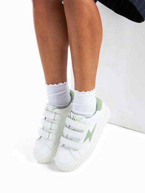 Sneakers Vanessa wu Blanc accessoires BK2828KK vue secondaire 1
