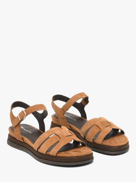 Sandals In Leather Tamaris Brown accessoires 46 other view 2