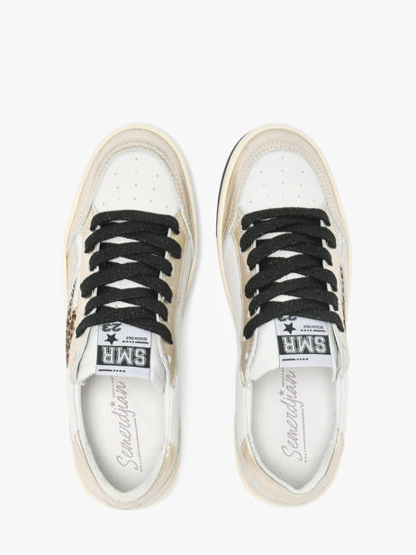 Sneakers In Leather Semerdjian White accessoires DANYC838 other view 3