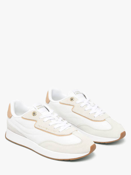 Sneakers In Leather Tommy hilfiger White accessoires 94100F6 other view 1