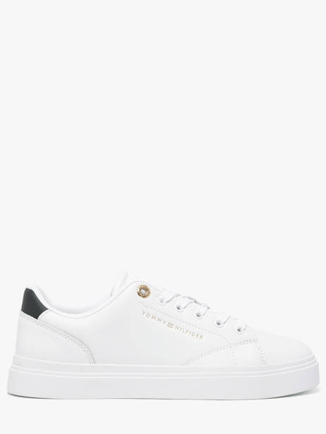 Sneakers In Leather Tommy hilfiger White accessoires 91050K6