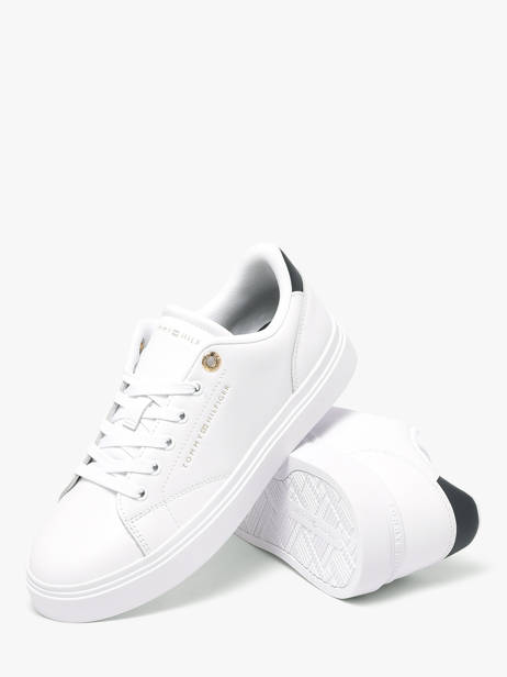 Sneakers In Leather Tommy hilfiger White accessoires 91050K6 other view 2