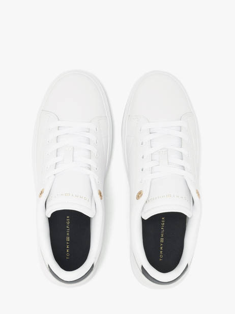 Sneakers In Leather Tommy hilfiger White accessoires 91050K6 other view 3