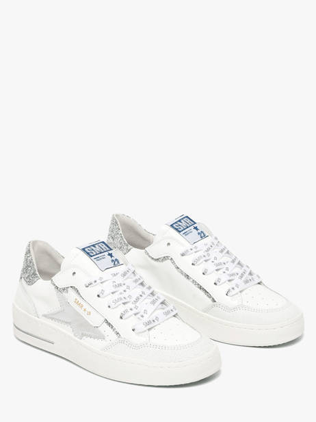 Sneakers In Leather Semerdjian White accessoires ALED611 other view 1