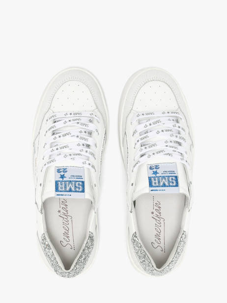 Sneakers In Leather Semerdjian White accessoires ALED611 other view 3