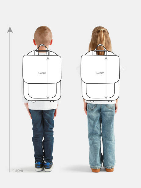 2-compartment Backpack Tann's Blue les fantaisies f 74268 other view 1