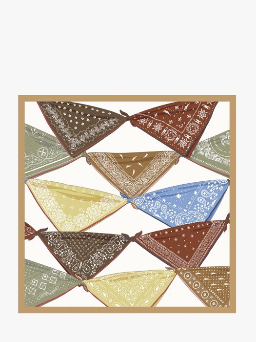 Longchamp Soie gots Etole Marron