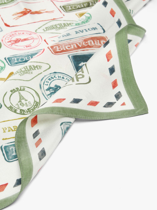 Longchamp Soie gots Etole Multicolore