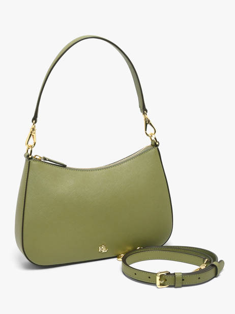 Leather Danni 26 Shoulder Bag Lauren ralph lauren Green danni 31883768 other view 1