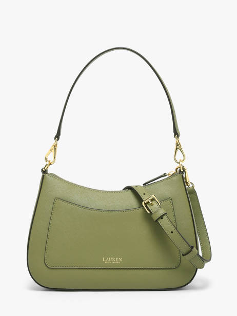 Leather Danni 26 Shoulder Bag Lauren ralph lauren Green danni 31883768 other view 3