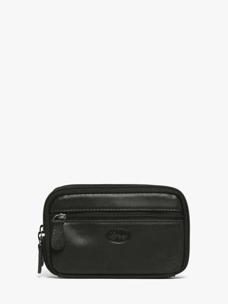 Leather Palermo Men's Pocket Francinel Black palerme 1139