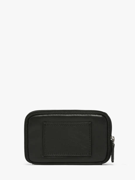 Leather Palermo Men's Pocket Francinel Black palerme 1139 other view 2