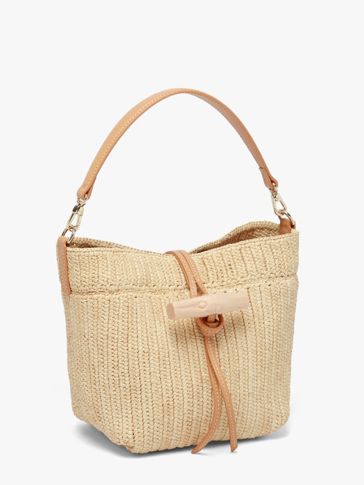 Longchamp Le roseau raphia Messenger bag Beige
