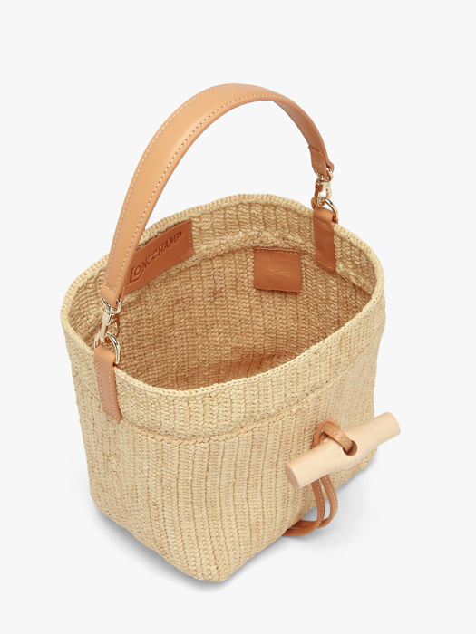 Longchamp Le roseau raphia Messenger bag Beige