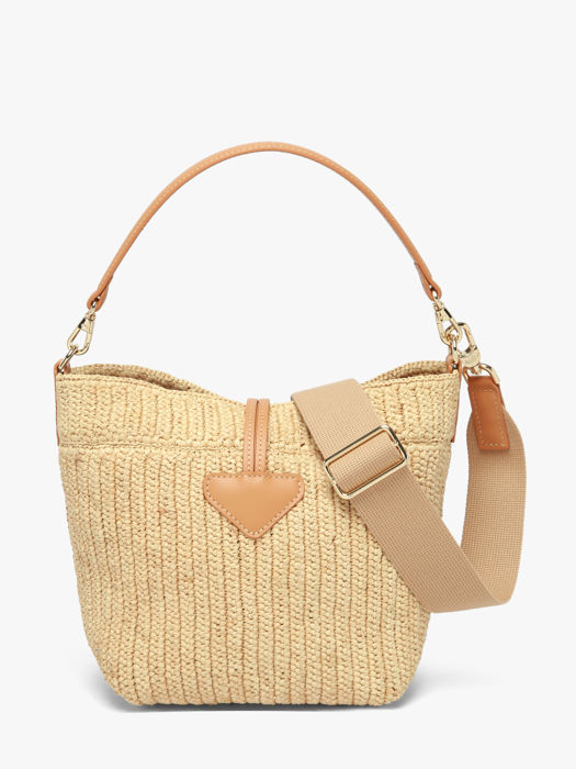 Longchamp Le roseau raphia Messenger bag Beige