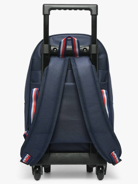 1 Compartment Wheeled Schoolbag Federat. france football Blue fff 25BX204R other view 4