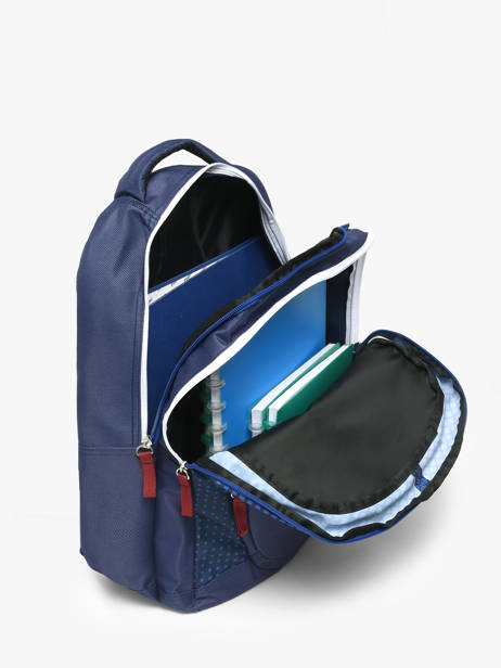 3-compartment Backpack Fc barcelone Blue barca 25BF2043 other view 3