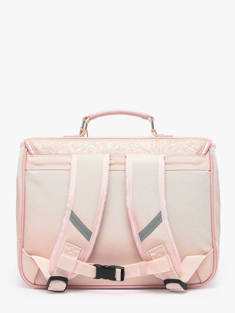 Cartable 1 Compartiment Caramel et cie Rose boheme FI vue secondaire 4