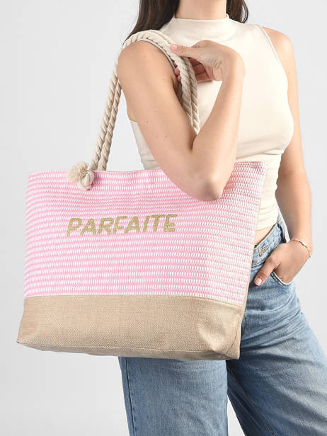 Sac Porté épaule Plage Polyester Gerard pasquier Rose plage P26095 vue secondaire 1