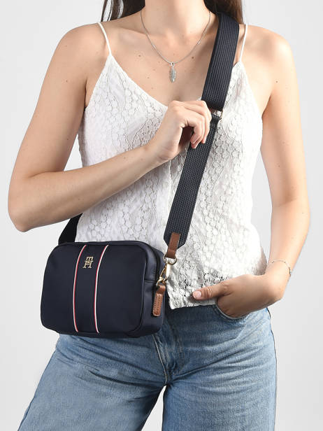 Sac Bandoulière Popette Nylon Tommy hilfiger Bleu popette AW17710 vue secondaire 1