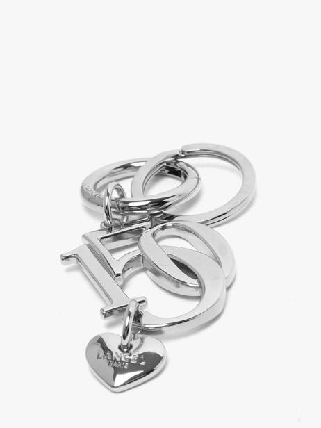 Keychain Lancel Silver 150 ans A14371 other view 1
