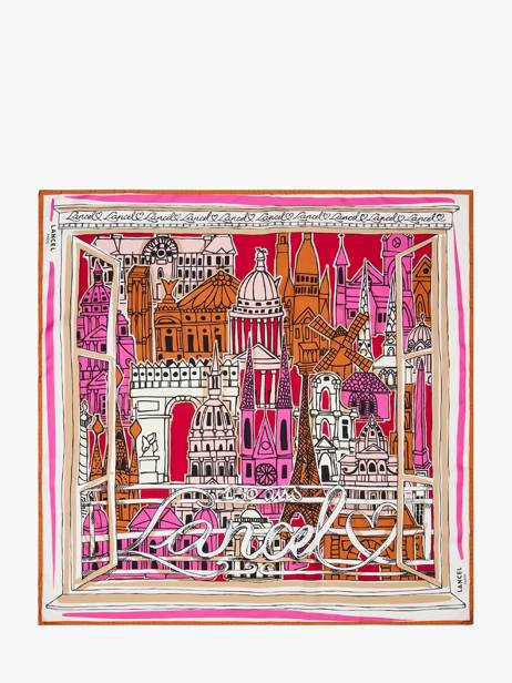 Scarf Lancel Pink 150 ans A14138