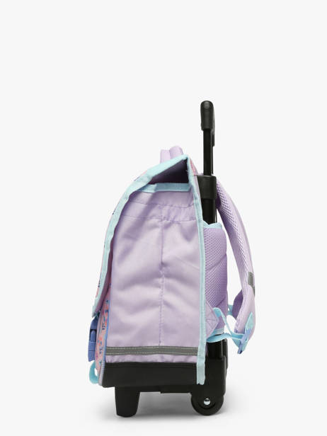 2-compartment Wheeled Satchel Lilo & stitch Violet spring smiles 1729 other view 2