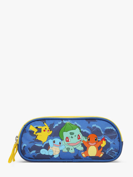 2-compartment Pouch Pokemon Blue pokemon & friends 26KK207D