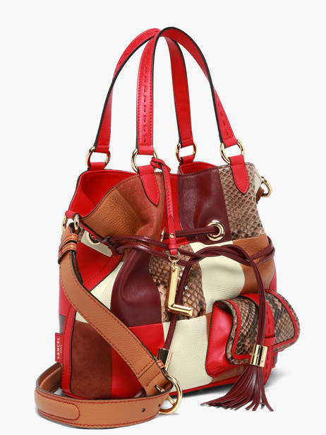 Satchel 150 Ans Lancel Red 150 ans A14104 other view 2