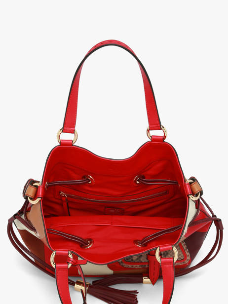 Satchel 150 Ans Lancel Red 150 ans A14104 other view 4