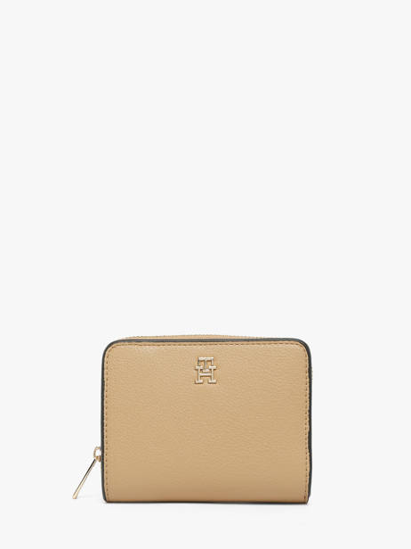 Portefeuille Tommy hilfiger Beige th icon AW18758