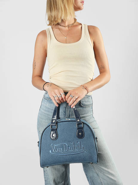Ovum Denim Handbag Von dutch Blue bags OVUM other view 1