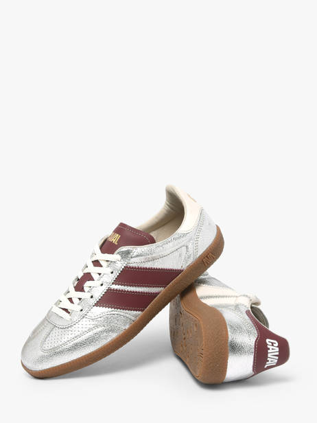 Sneakers En Cuir Caval Argent women BAPULS2G vue secondaire 2