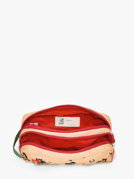 2-compartment Pouch Cool Kids Hello hossy Brown cool kids P other view 1