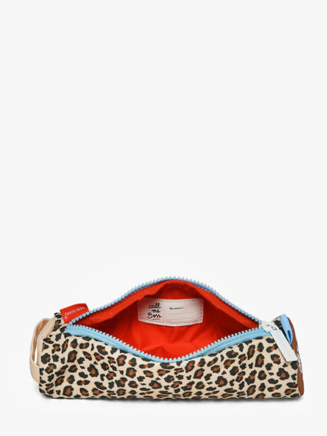 1 Compartment Pouch Cool Kids Hello hossy Brown cool kids P other view 1