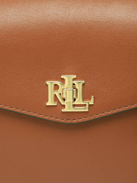 Satchel Farrah Leather Lauren ralph lauren Brown farrah 31P11738 other view 5
