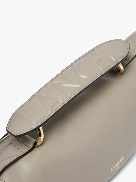 Small Leather Origami Crossbody Bag Lancel Beige origami A12527 other view 3